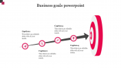 Attractive Business Goals PowerPoint With Target Design